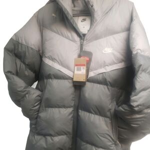 Nike Gray Puffer Jacket